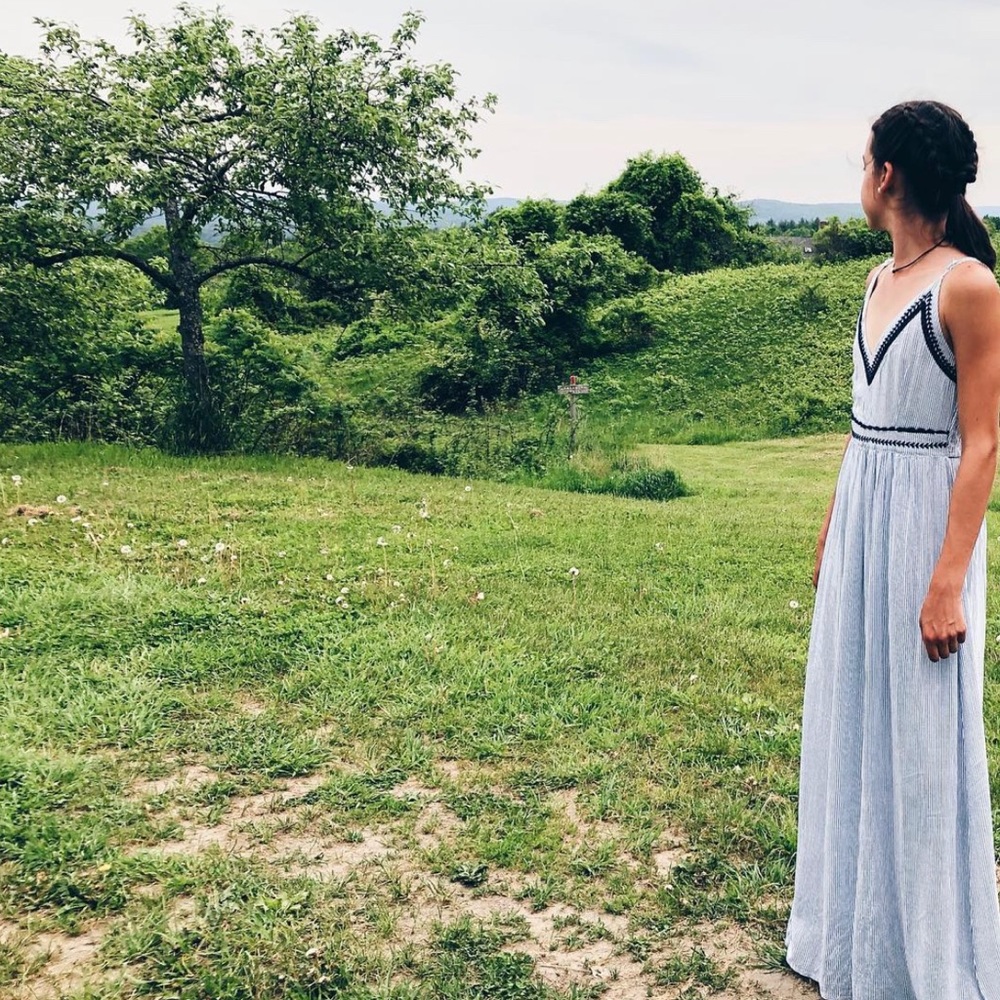 Beautiful Blue Maxi Dress